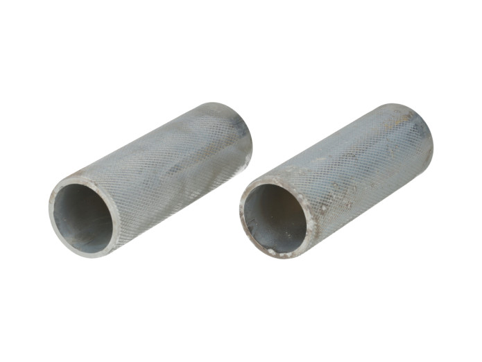 Footrest Tomos A3 / A35 / universal aluminium V1 silver *offer*